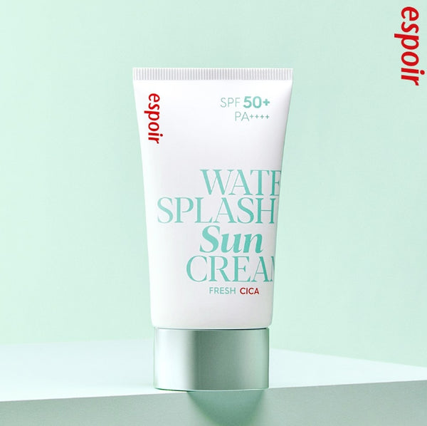 2 x espoir Water Splash Sun Cream Fresh Cica 60ml SPF50+ PA++++ from Korea