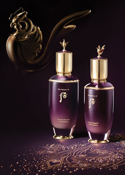 The History of Whoo Hwanyu Imperial Youth Balancer + Emulsion Set (2 Items) from Korea by The History of Whoo
