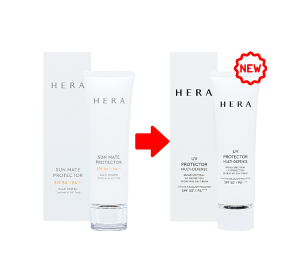 2 x HERA UV Protector Multi Defense 50ml SPF 50+ / PA++++ from Korea + Sample(2 Item) by HERA