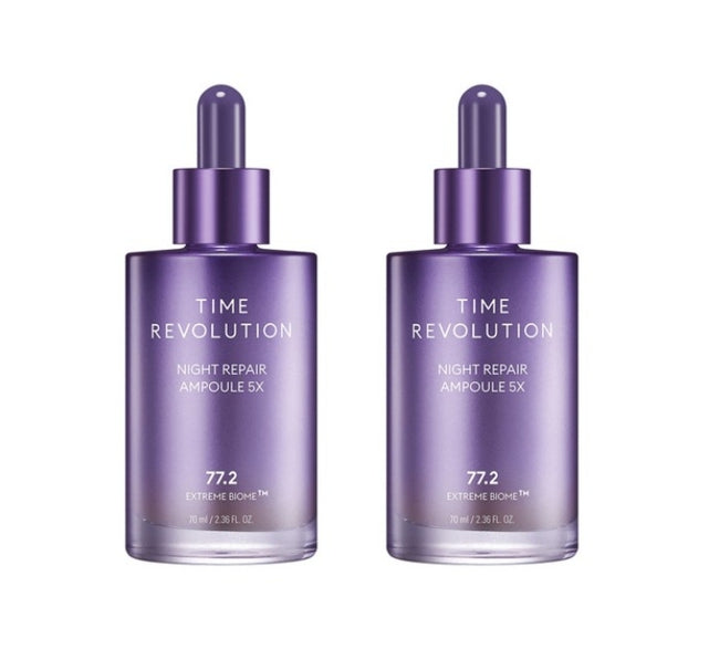 2 x MISSHA Time Revolution Night Repair Ampoule 5X 70ml from Korea by MISSHA