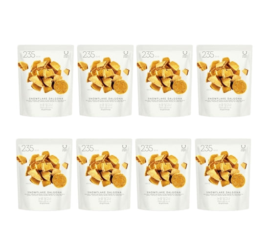 8 X DELIGHT PROJECT Snow Flake Dalgona 60g from Korea