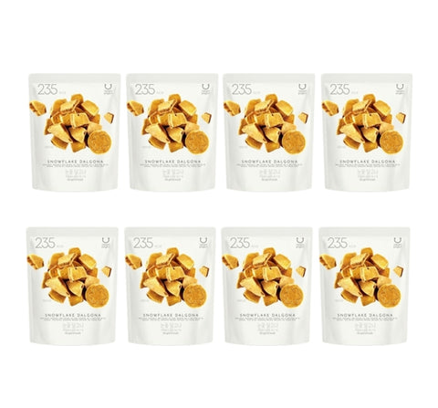 8 X DELIGHT PROJECT Snow Flake Dalgona 60g from Korea