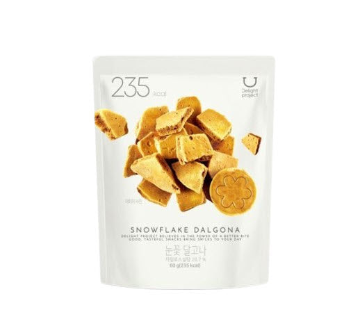 8 X DELIGHT PROJECT Snow Flake Dalgona 60g from Korea