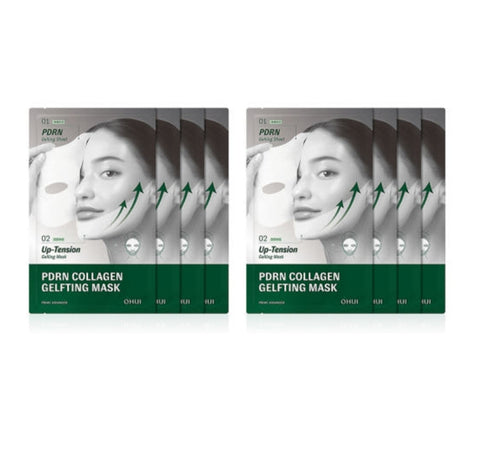 OHUI Prime Advancer PDRN Collagen Gel Lifting Mask – 8 Sheets from Korea by O HUI