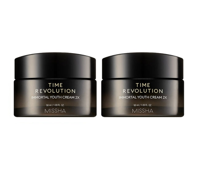 2 x MISSHA Time Revolution Immortal Youth Cream 2X 50ml from Korea by MISSHA