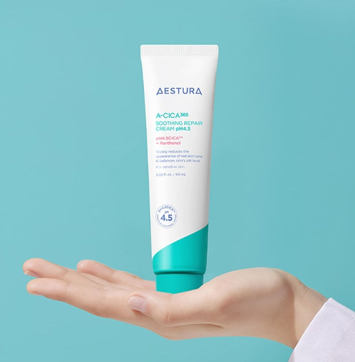 AESTURA A-Cica 365 Soothing Repair Cream pH4.5 60ml from Korea