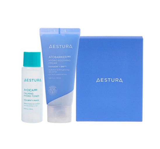 2 x AESTURA Atobarrier 365 Hydro Soothing Cream Set (2 Items) from Korea