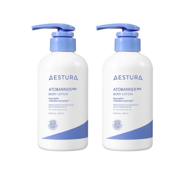 2 x AESTURA Atobarrier 365 BODY LOTION 400ml from Korea by AESTURA