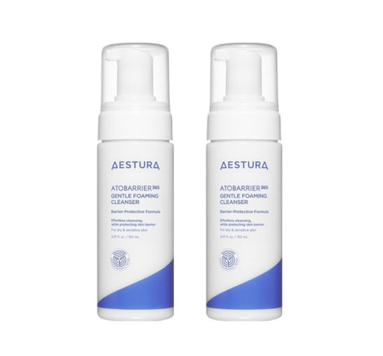 2 x AESTURA Atobarrier 365 Gentle Foaming Cleanser 150ml from Korea
