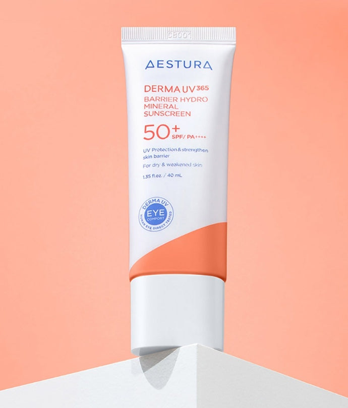 2 x AESTURA Derma UV 365 Barrier Hydro Mineral Sunscreen 40ml SPF50+ PA++++ from Korea