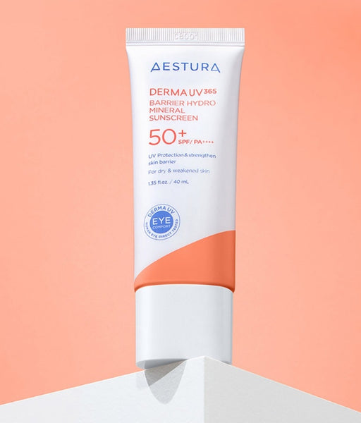AESTURA Derma UV365 Barrier Hydro Mineral Sunscreen 40ml SPF 50+ PA++++ from Korea