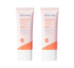 2 x AESTURA Derma UV365 Red Calming Tone-Up Sunscreen 40ml from Korea by AESTURA