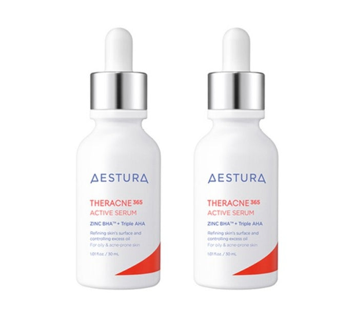 2 x AESTURA Theracne 365 Active Serum 30ml from Korea by AESTURA