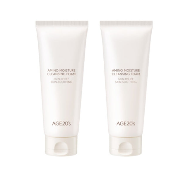 2 x AGE 20's Amino Moisture Cleansing Foam 150ml from Korea by AGE 20's