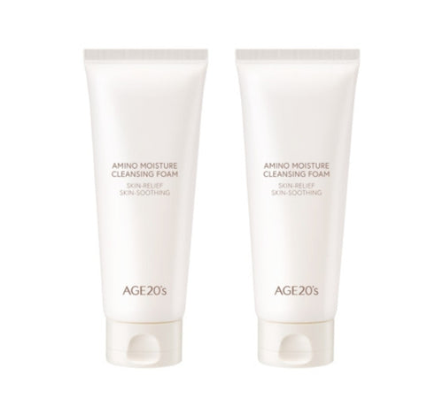 2 x AGE 20's Amino Moisture Cleansing Foam 150ml from Korea by AGE 20's