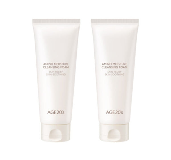 2 x AGE 20's Amino Moisture Cleansing Foam 150ml from Korea by AGE 20's