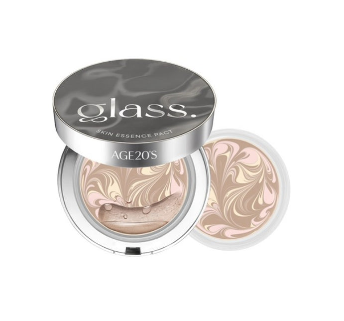 AGE 20's Glass Skin Essence Pact Perfect (Main+Refill) #21 Netural Ivory SPF50+ PA++++ from Korea by AGE 20's
