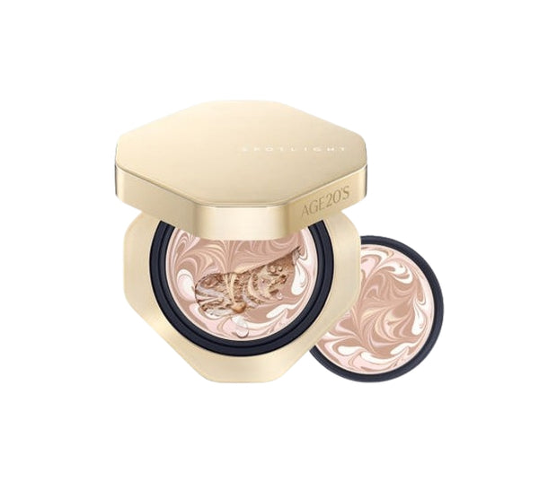 AGE 20's Spotlight Essence Pact Natural Glow #13 #21 #23 Pack (Main+Refill), SPF50+ PA++++ from Korea by AGE 20's