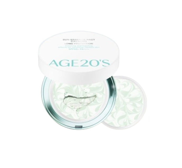 AGE 20's Sun Essence Pact Calming Long Protection Pack (2 Items), SPF50+ PA++++ from Korea by AGE 20's