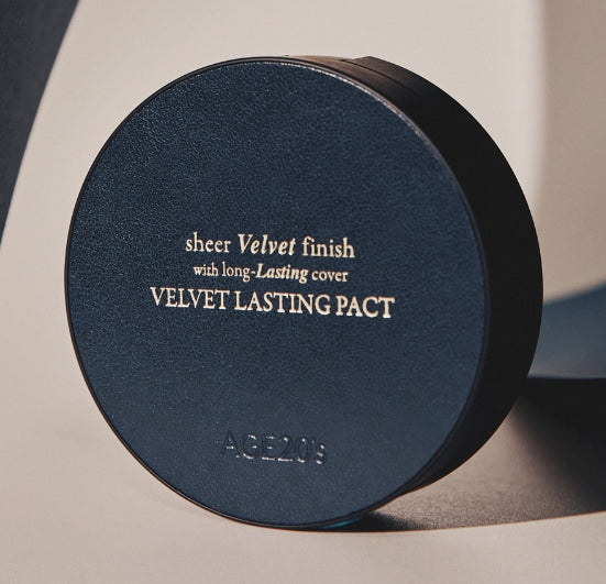 AGE 20's New Velvet Lasting Pact (Main+Refill) #21C Light, SPF50+ PA++++ from Korea by AGE 20's