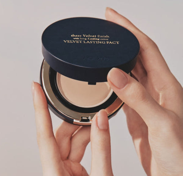 AGE 20's New Velvet Lasting Pact (Main+Refill) #21C Light, SPF50+ PA++++ from Korea by AGE 20's