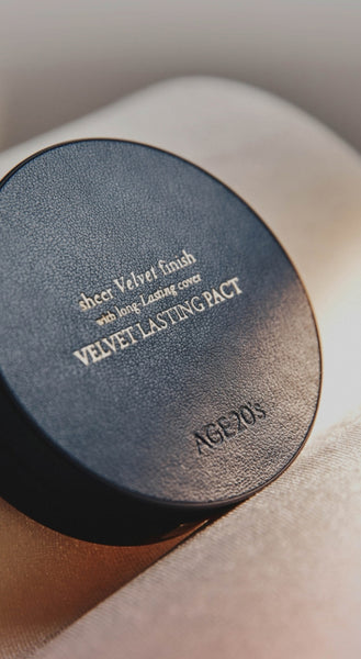 AGE 20's New Velvet Lasting Pact (Main+Refill) #21C Light, SPF50+ PA++++ from Korea by AGE 20's