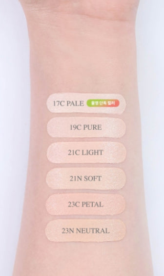 AGE 20's New Velvet Lasting Pact (Main+Refill) #21C Light, SPF50+ PA++++ from Korea by AGE 20's