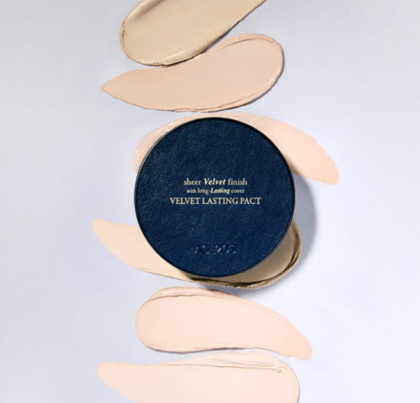 AGE 20's New Velvet Lasting Pact (Main+Refill) #21C Light, SPF50+ PA++++ from Korea by AGE 20's