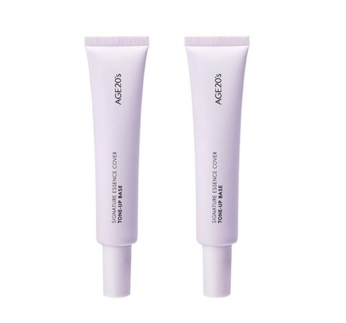 2 x AGE 20's Signature Essence Cover Tone-up Base 40ml #1 #2 #3 from Korea by AGE 20's