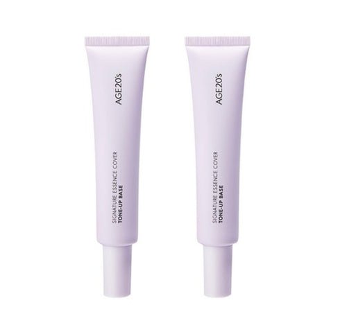 2 x AGE 20's Signature Essence Cover Tone-up Base 40ml #1 #2 #3 from Korea by AGE 20's