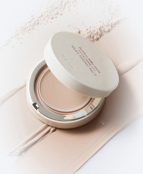 AGE 20's Silky Fixing Pact #21 Light Beige (Main+Refill), SPF50+ PA++++ from Korea by AGE 20's