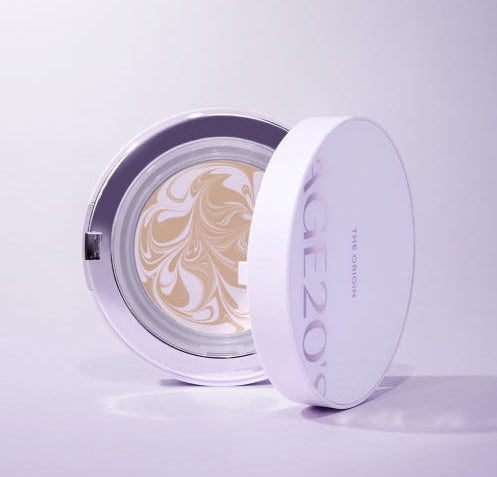 AGE 20's The Origin Essence Pact Lavender Latte #13 (Main+Refill), SPF50+ PA+++ from Korea by AGE 20's