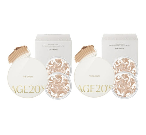 2 x AGE 20's The Origin Essence Pact White #13 #21 #23 Pack (Main+Refill+Refill), SPF50+ PA+++ from Korea by AGE 20's