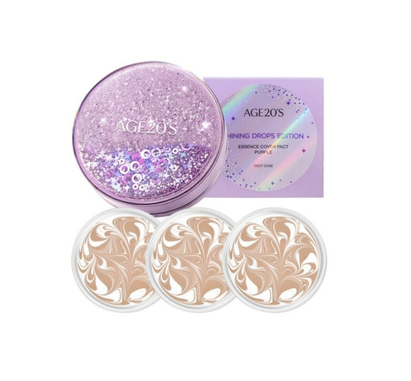 AGE 20's The Origin Essence Shining Drops Edition White #13 #21 #23 Pack (Main+Refill+Refill), SPF50+ PA+++ from Korea by AGE 20's