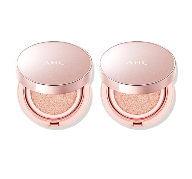 2 x AHC Aura Secret Tone Up Cushion SPF30 PA++ 15g from Korea by AHC