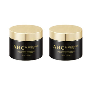 2 x AHC Black Caviar Cream 50g from Korea