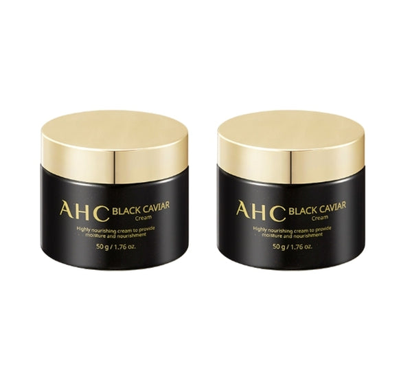 2 x AHC Black Caviar Cream 50g from Korea by AHC