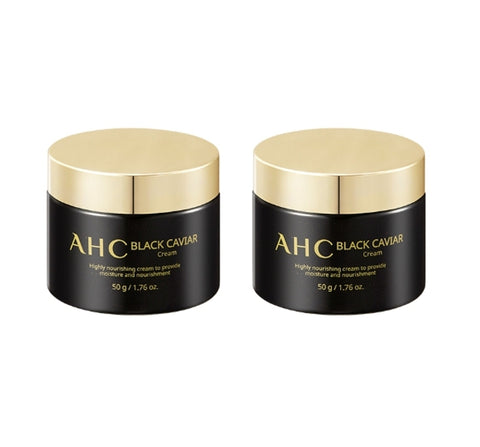 2 x AHC Black Caviar Cream 50g from Korea