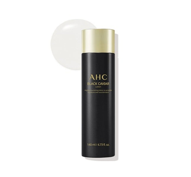 AHC Black Caviar Lotion 140ml from Korea by AHC