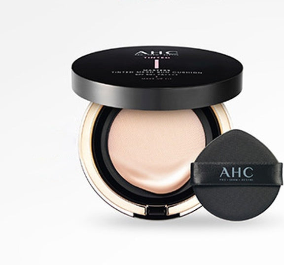 2 x AHC Masters Tinted Mesh Sun Cushion (Natural Beige) 15g SPF 50+ PA++++ from Korea