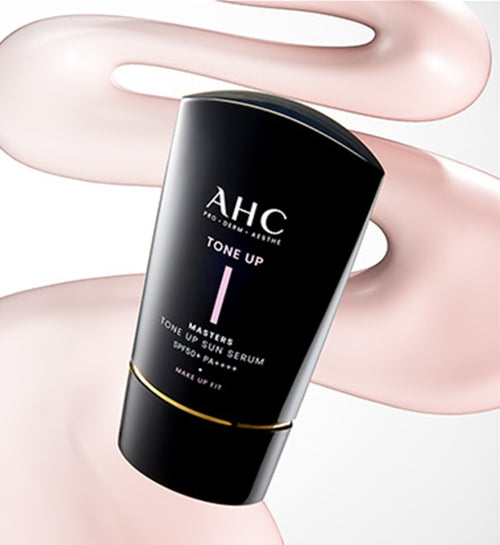 2 x AHC Masters Tone Up Sun Serum 50ml SPF 50+ PA++++ from Korea