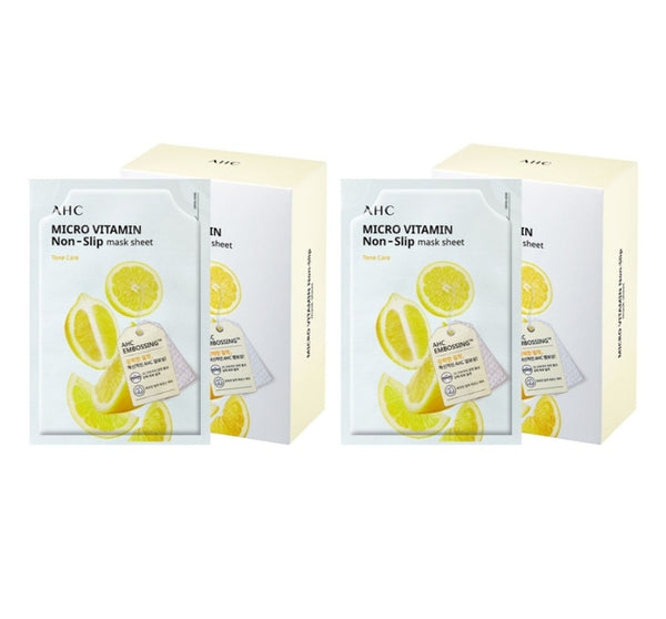 20 x AHC Micro Vitamin Non-Slip Mask Sheet from Korea by AHC