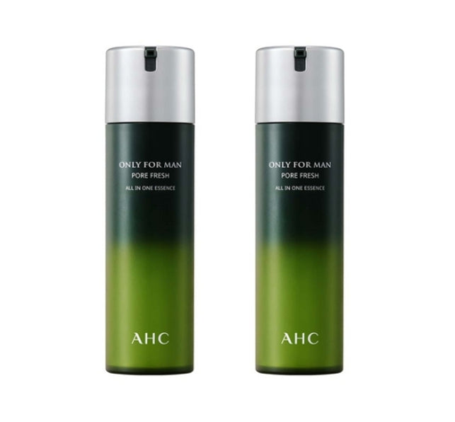 2 x AHC Only for Men Pore Fresh All in One Essence 200ml from Korea
