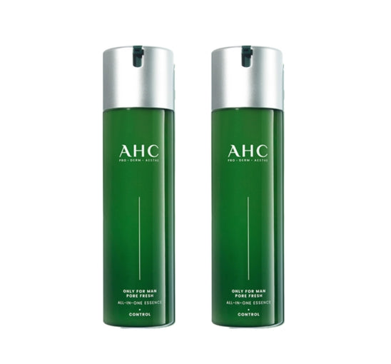 2 x [MEN] AHC רק לגברים Pore Fresh All in One Essence 200 מ"ל מקוריאה