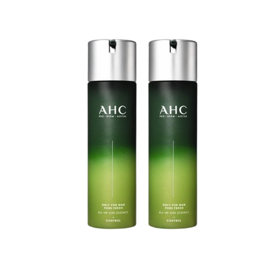 2 x [MEN] AHC Only for Men Pore Fresh All in One Essence 200ml from Korea by AHC