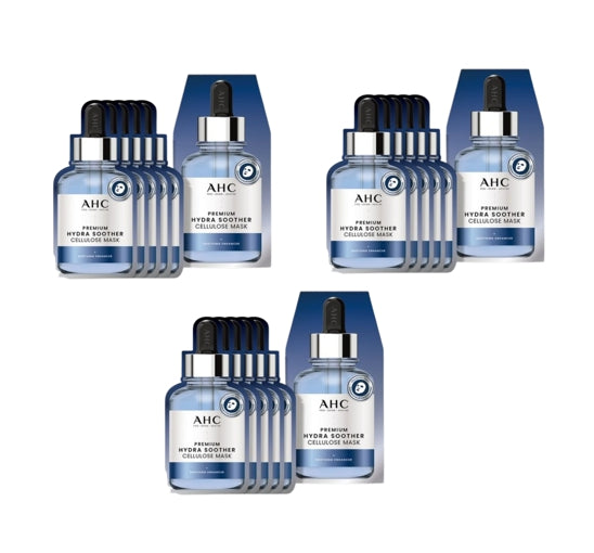 15 x AHC Premium Hydra Soother Cellulose Mask from Korea by AHC