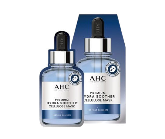 5 x AHC Premium Hydra Soother Cellulose Mask from Korea by AHC