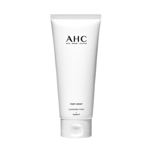 AHC Prep + Reset Cleansing Foam 150ml from Korea by AHC