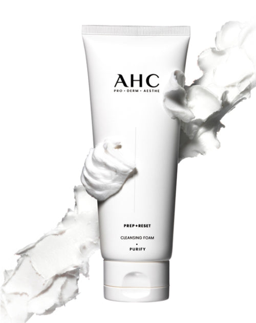 AHC Prep + Reset Cleansing Foam 150ml from Korea by AHC