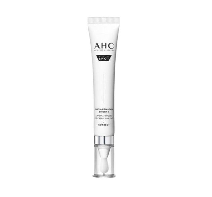 AHC Pro Shot Gluta-Activation Bright 3 Capsule-Infused Eye Cream for Face 30ml from Korea by AHC